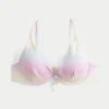 Glänzendes Bikini-Oberteil mit Bügeln Glänzendes Bikini-Oberteil mit Bügeln