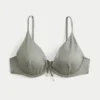 Glänzendes Bikini-Oberteil mit Bügeln Glänzendes Bikini-Oberteil mit Bügeln
