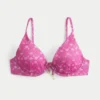 Glänzendes Bikini-Oberteil mit Bügeln Glänzendes Bikini-Oberteil mit Bügeln