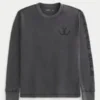 Good Luck Graphic Thermal Crew Shirt Good Luck Graphic Thermal Crew Shirt