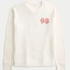 Good Luck Graphic Thermal Crew Shirt Good Luck Graphic Thermal Crew Shirt