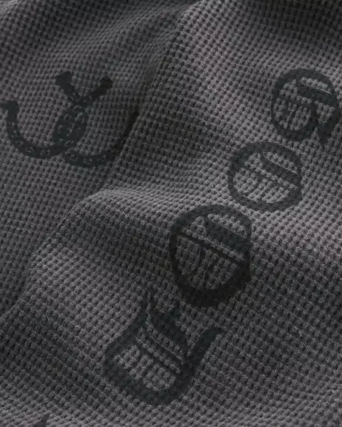 Good Luck Graphic Thermal Crew Shirt Good Luck Graphic Thermal Crew Shirt