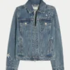 Grafische Jeansjacke „Class of ’26”