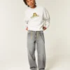 Graue Skater-Baggy-Jeans Graue Skater-Baggy-Jeans