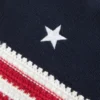 Haltertop im Häkelstil mit amerikanischer Flagge Haltertop im Häkelstil mit amerikanischer Flagge