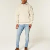 Hellblaue Athletic Skinny Jeans Hellblaue Athletic Skinny Jeans