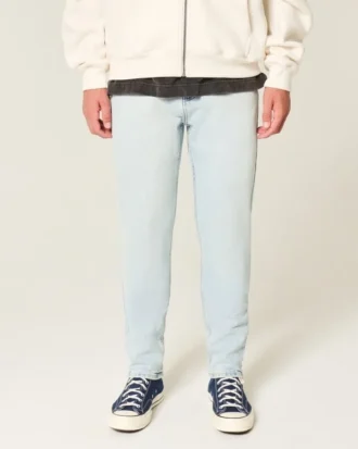 Hellblaue Athletic Skinny Jeans