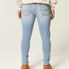 Hellblaue Athletic Skinny Jeans Hellblaue Athletic Skinny Jeans