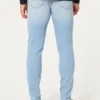 Hellblaue Athletic Skinny Jeans Hellblaue Athletic Skinny Jeans