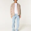 Hellblaue Baggy-Jeans im Painter-Stil