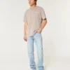 Hellblaue Bootcut-Jeans Hellblaue Bootcut-Jeans