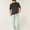 Hellblaue Downforce Racing Graphic Loose Jeans Hellblaue Downforce Racing Graphic Loose Jeans