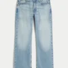 Hellblaue Relaxed Bootcut Jeans