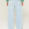 Hellblaue Skater-Baggy-Jeans Hellblaue Skater-Baggy-Jeans