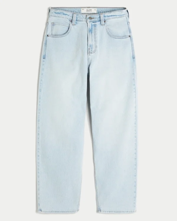 Hellblaue Skater-Baggy-Jeans Hellblaue Skater-Baggy-Jeans