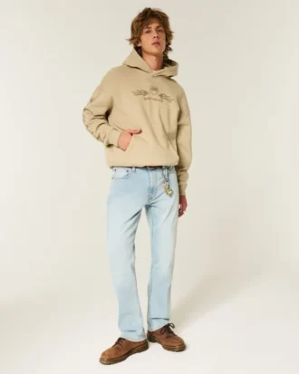 Hellblaue Slim-Fit-Jeans