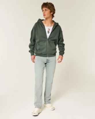 Hellblaue Slim-Fit-Jeans