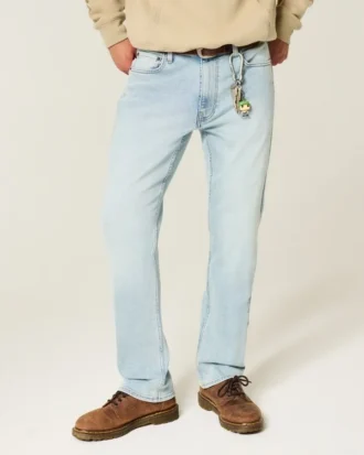 Hellblaue Slim-Fit-Jeans