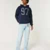 Hellblaue Straight-Jeans Hellblaue Straight-Jeans
