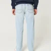Hellblaue Straight-Jeans Hellblaue Straight-Jeans