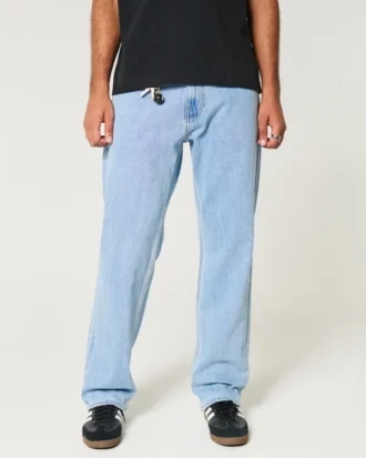 Helle, locker sitzende Jeans