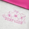 Hibiskus-Grafik-Faltenhose mit umgeschlagenem Bund