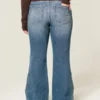 High-Rise Dark Wash Flare Jeans
