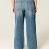Hoch geschnittene Baggy-Jeans Hoch geschnittene Baggy-Jeans