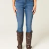 Hoch geschnittene Super-Skinny-Jeans in dunkler Waschung Hoch geschnittene Super-Skinny-Jeans in dunkler Waschung