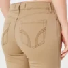 Hoch geschnittene, superenge Hose in Khaki Hoch geschnittene, superenge Hose in Khaki