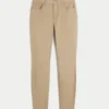 Hoch geschnittene, superenge Hose in Khaki Hoch geschnittene, superenge Hose in Khaki
