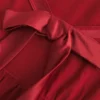 Holiday Vault Release Easy Satin Tie-Front Knit Babydoll Top Holiday Vault Release Easy Satin Tie-Front Knit Babydoll Top