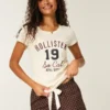 Holiday Vault Release Satin-Krawatte Flanell-Mini-Shorts Holiday Vault Release Satin-Krawatte Flanell-Mini-Shorts