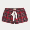 Holiday Vault Release Satin-Krawatte Flanell-Mini-Shorts Holiday Vault Release Satin-Krawatte Flanell-Mini-Shorts
