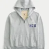 Holiday Vault Release Zip-Up Surf Logo Graphic Hoodie