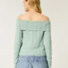 Hollister Bequemer Cloud Stitchy Off-Shoulder-Pullover