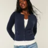 Hollister Comfy Cloud Bow Pocket Cardigan Hollister Comfy Cloud Bow Pocket Cardigan