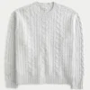 Hollister Comfy Cloud Strickpullover mit Zopfmuster Hollister Comfy Cloud Strickpullover mit Zopfmuster