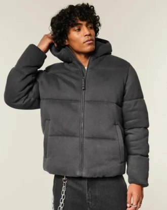 Hollister Feel Good Fleece-Daunenjacke