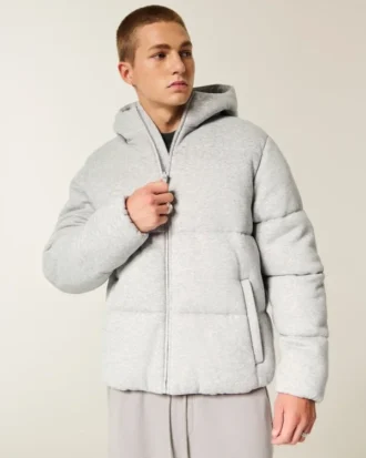 Hollister Feel Good Fleece-Daunenjacke