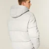 Hollister Feel Good Fleece-Daunenjacke Hollister Feel Good Fleece-Daunenjacke