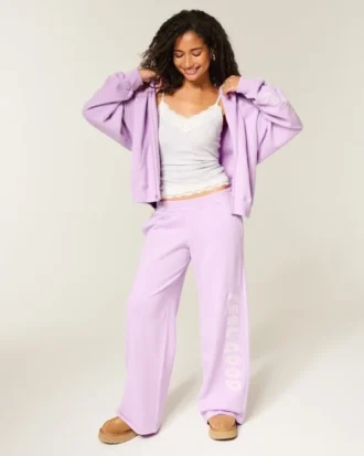 Hollister Feel Good Graphic Baggy Sweatpants