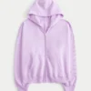 Hollister Feel Good Graphic Easy Zip-Up Hoodie