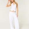 Hollister Livvy Hose mit niedriger Leibhöhe und weitem Bein