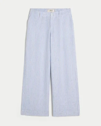Hollister Livvy Hose mit niedriger Leibhöhe und weitem Bein
