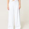 Hollister Livvy Hose mit niedriger Leibhöhe und weitem Bein