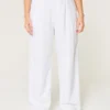 Hollister Livvy Ultra High-Rise Hose aus Leinenmischung mit weitem Bein