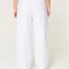 Hollister Livvy Ultra High-Rise Hose aus Leinenmischung mit weitem Bein
