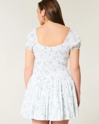 Hollister Sofia Bubble-Skort-Kleid mit tiefem Taillenbund