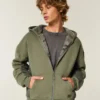 Hollister x Crocs Kapuzenjacke mit Sherpa-Futter und Reißverschluss